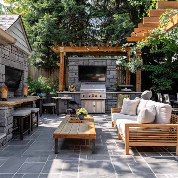 outdoor living space